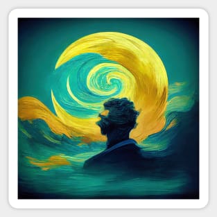 Illustrations inspired by Vincent van Gogh Sticker